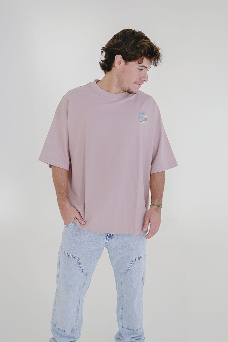 Remera Pulau Creamy - Rosa 