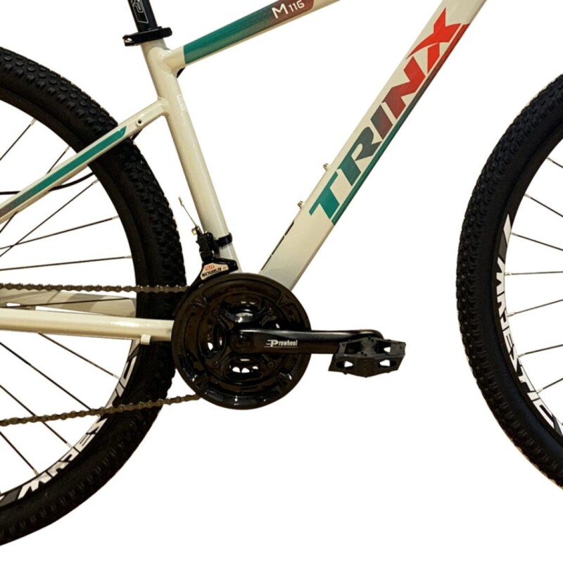 Bicicleta Trinx M116 Pro Talle 19 Blanco/Rojo/Verde Bicicleta Trinx M116 Pro Talle 19 Blanco/Rojo/Verde