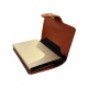 Tarjetero Billetera Bloqueo Rfid Anti Clonacion Color marrón claro