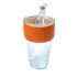 Vaso alto de vidrio c/sorbito agarre cuero sintético Vaso Alto De Vidrio C/sorbito Agarre Cuero Sintético