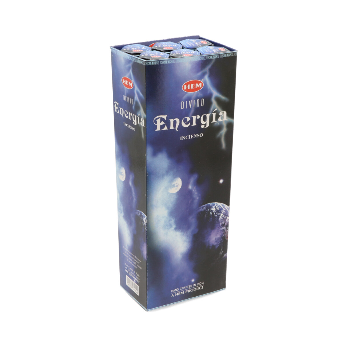 INCIENSO HEM CAJA HEXAGONAL X6 - Divina Energía 