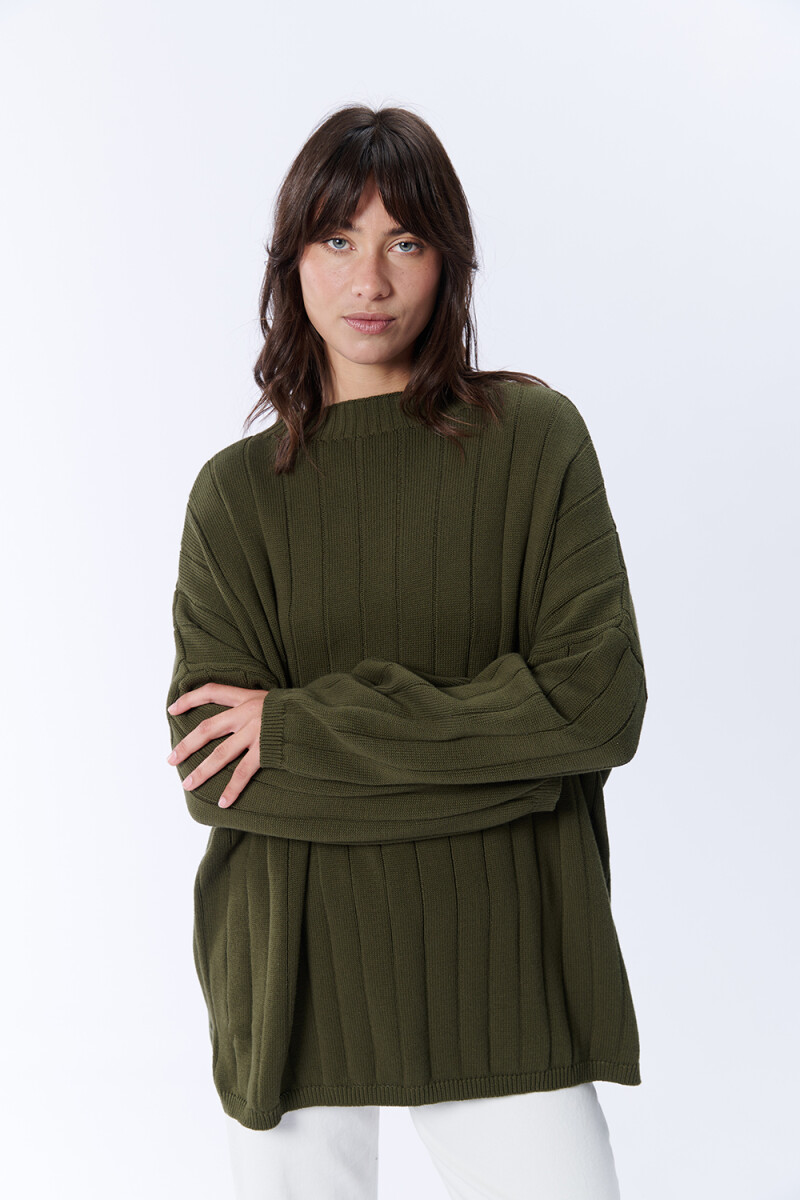 Buzo punto oversize Verde