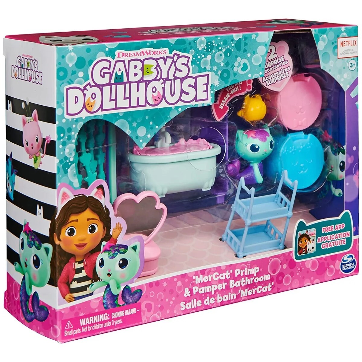 Playset Gabbys Dollhouse Baño Mercat 