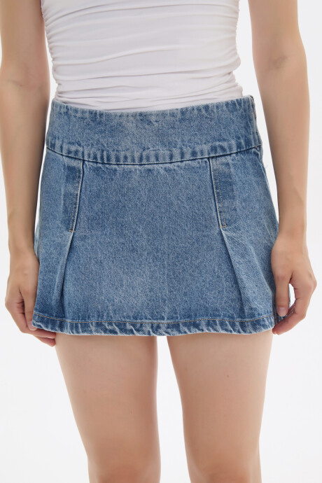 Falda Rinin Azul Claro