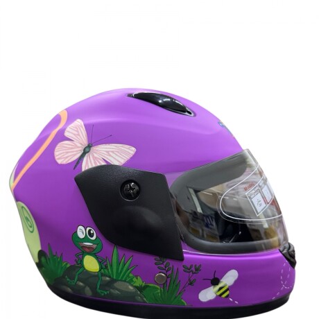CASCO INTEGRAL NIÑO PM-801 LILA