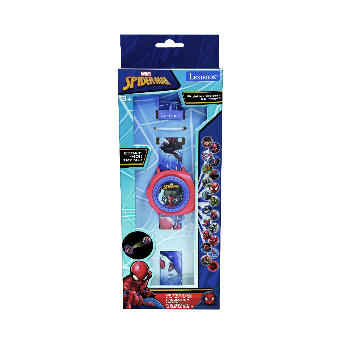 Reloj Infantil Digital con Proyector Lexibook - Spiderman 