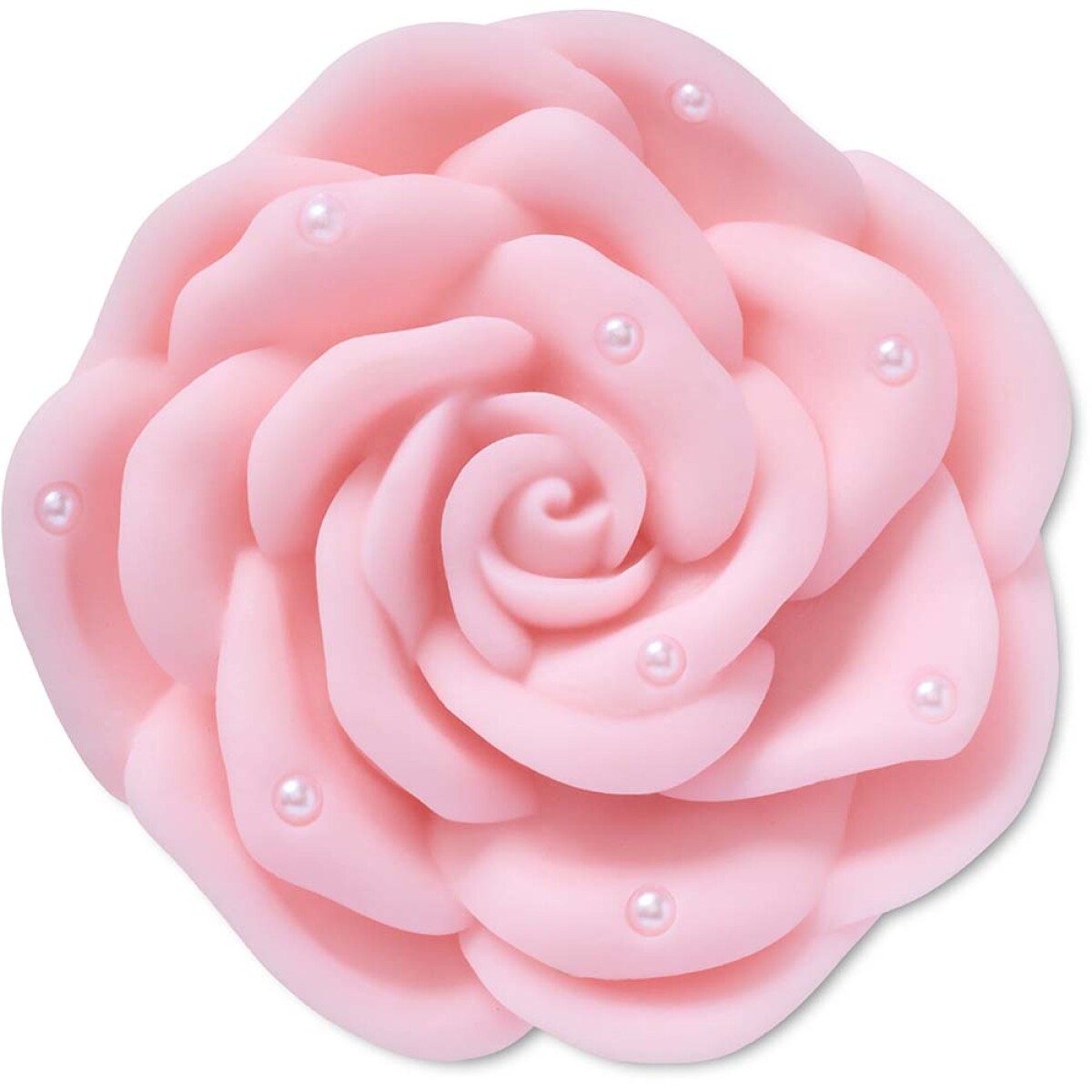 Jibbitz Pink Rose With Pearls 