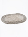 ALFOMBRA BAÑO OVAL NATURAL
