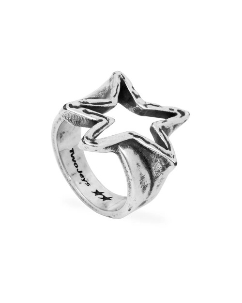 TwoJeys Anillo Ignorant Empty Star Plata TwoJeys Anillo Ignorant Empty Star Plata