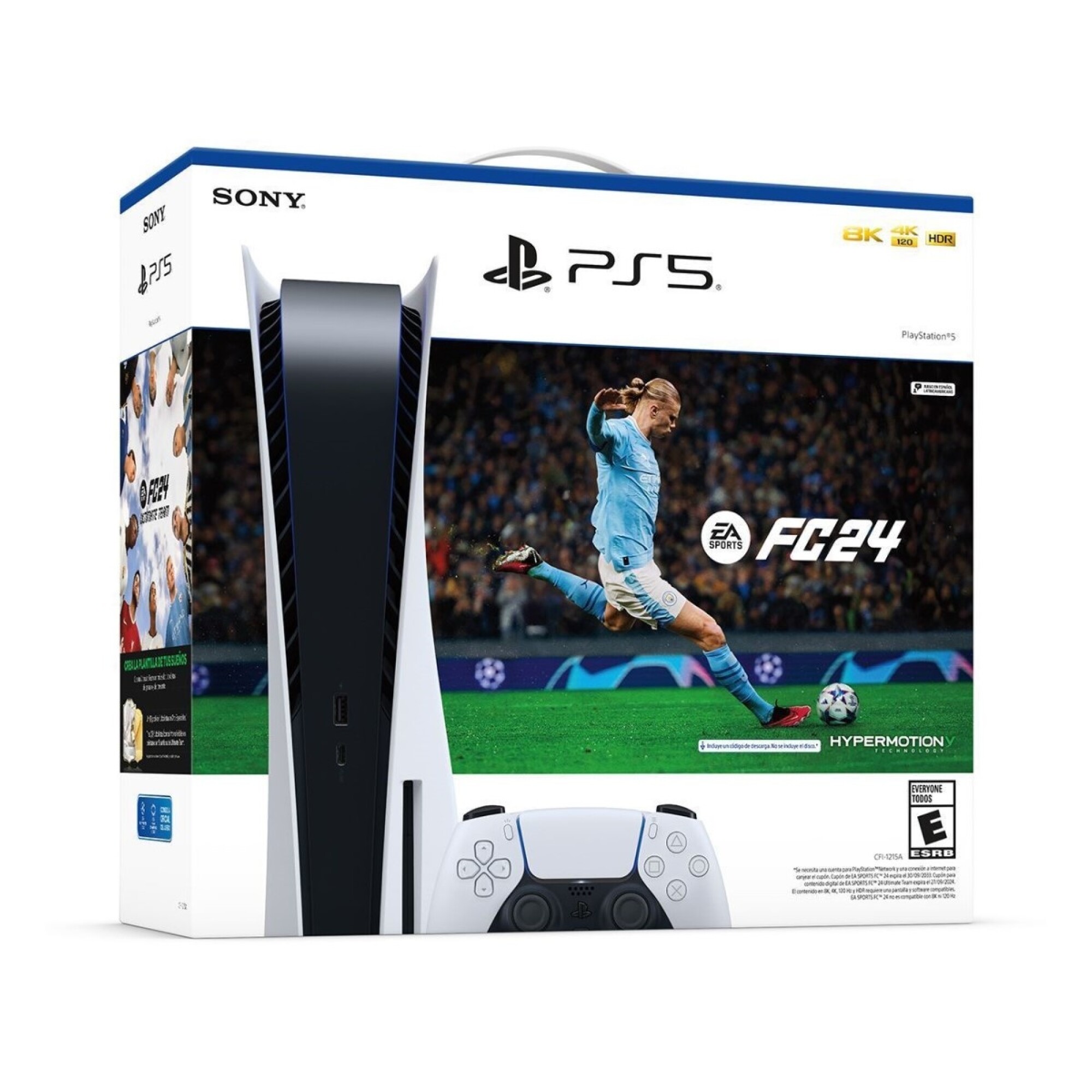 Sony PlayStation 5 Standard Edition 825GB Bundle + Juego FIFA 24 - Blanco —  Cover company