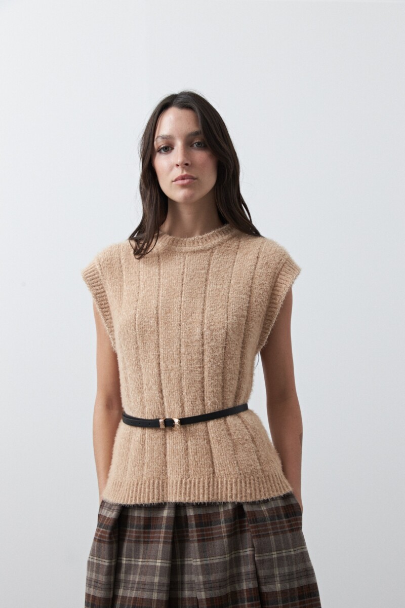 CHALECO HUANUCO Beige
