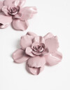 Aros Colgantes Cortos Color Aros Colgantes Cortos Flor - Rosa Chicle