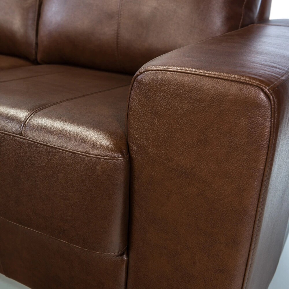 Sillón Lux - 3 Cuerpos Caramelo - Chaise izquierdo