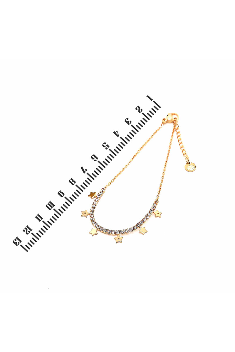 Pulsera Estrellas Oreiro dorado