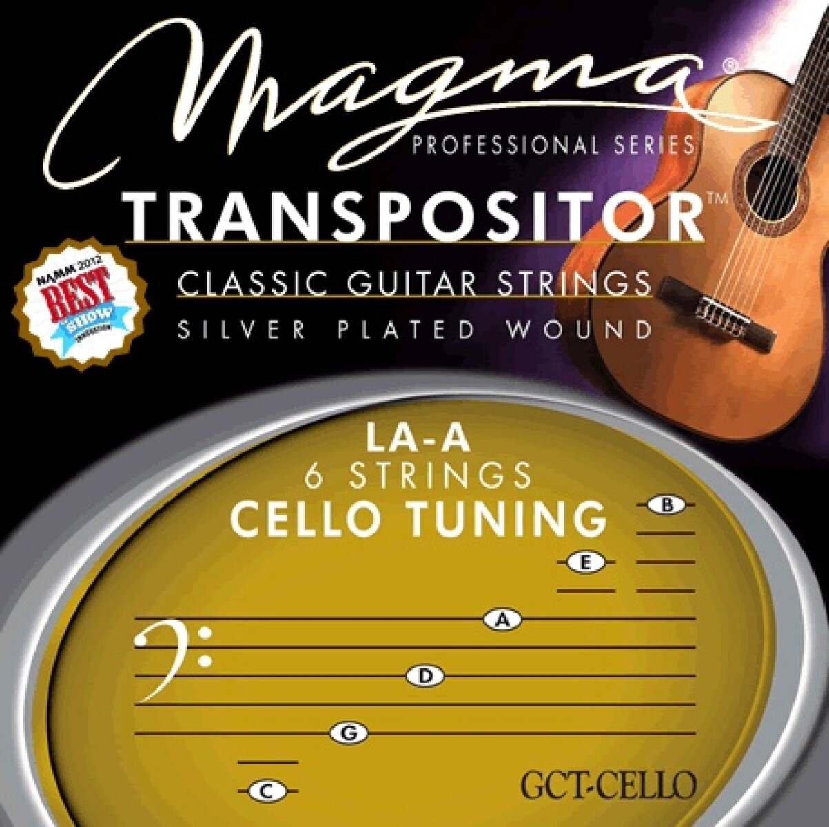 Encordado Clásica Transpositor Magma Cello Tuning GCTCELLO 