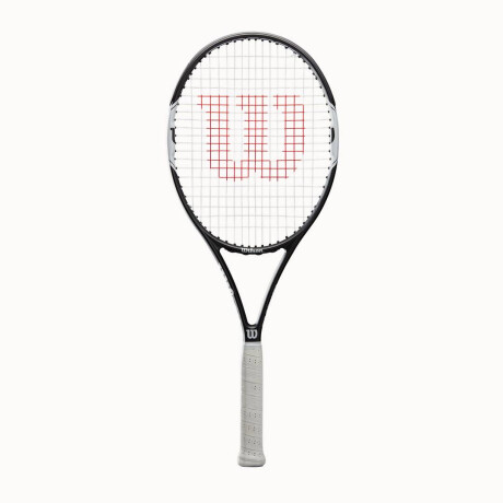 Raqueta Federer Wilson Control 103 4 3/8 Blanco/Negro