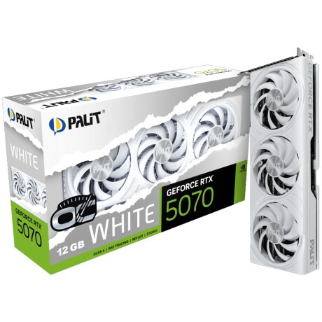 Tarjeta Video Palit Rtx 5070 Oc 12GB Blanca 001