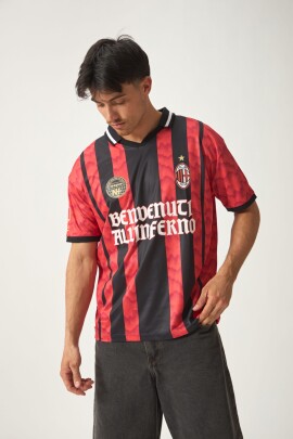 REMERA FUTBOL EQUIPOS MILAN