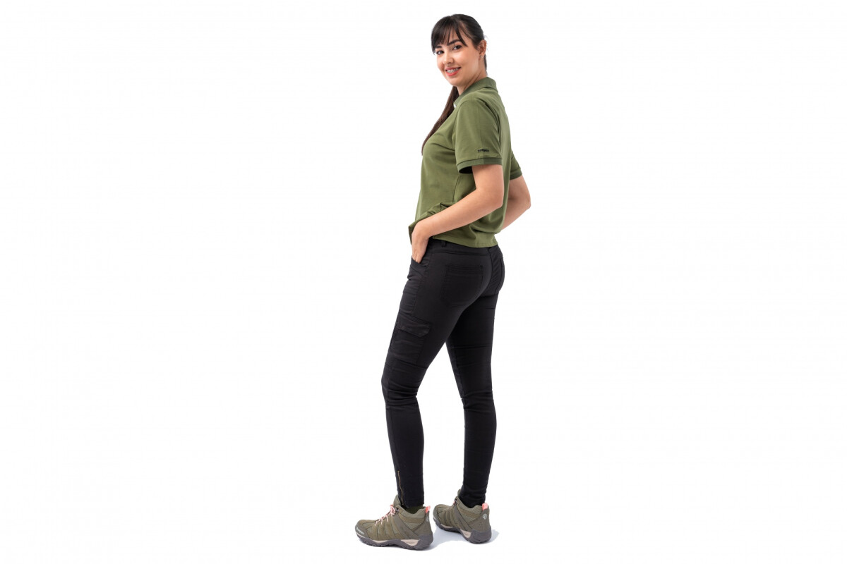 PANTALON CARGO ELASTIZADO Negro
