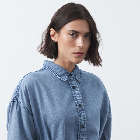 CAMISA OPALITA Azul Lavado