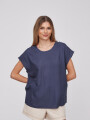 Blusa Sater Azul Piedra