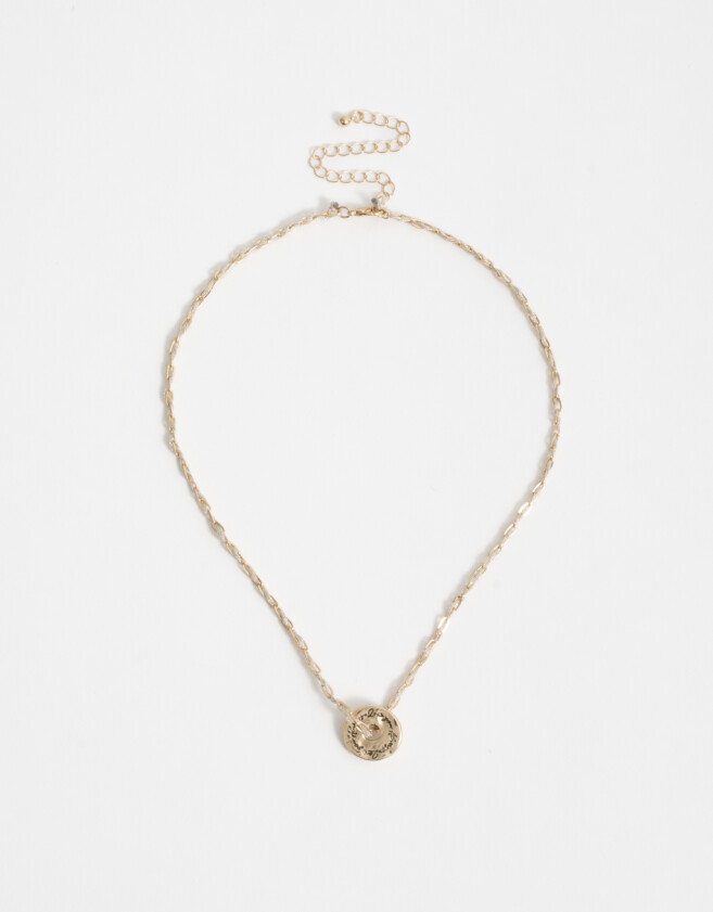 Collares Cortos Lucky Collar Con Dije Lucky - Dorado