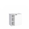 Mueble de baño suspendido Hortensia Blanco 62 cm con bacha de resina Mueble De Baño Suspendido Hortensia Blanco 62 Cm Con Bacha De Resina