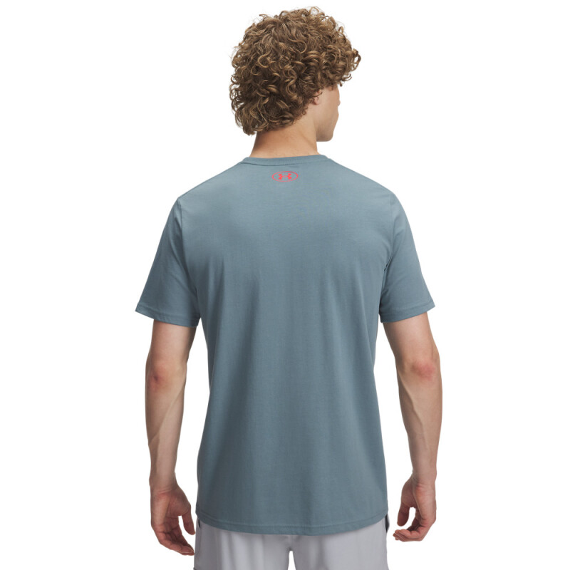 UA CIRCLE LOGO STACK SS-BLU BLU-587