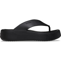 Sandalias Crocs Getaway Plataform Flip Negro