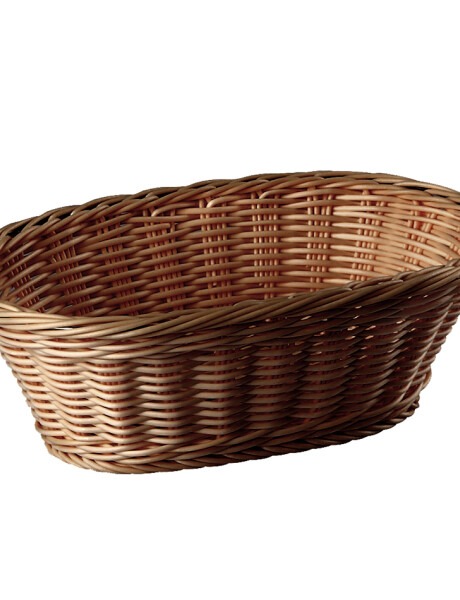 CESTO OVAL RATTAN PLAST24X12.5X6.5CM MARRON CESTO OVAL RATTAN PLAST24X12.5X6.5CM MARRON