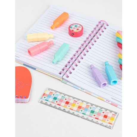 Set De Librería Con Estuche Combinacion Multicolor