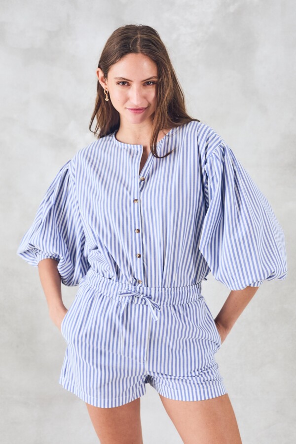 Camisa Celeste