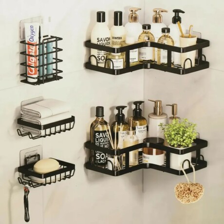 Set x 5 pzas Organizador De Baño o Cocina Esquinero Set x 5 pzas Organizador De Baño o Cocina Esquinero
