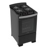 Cocina James C 804 V Negra 4 Hornallas Y Horno A Gas Color Negro Cocina James C 804 V Negra 4 Hornallas Y Horno A Gas Color Negro