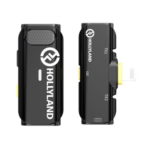 Micrófono Inalámbrico Hollyland Lark C1 Solo Lightning - Negro Micrófono Inalámbrico Hollyland Lark C1 Solo Lightning - Negro