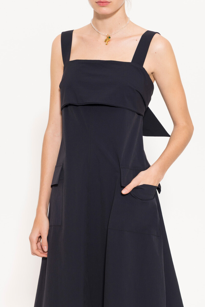 VESTIDO LOTUS Negro