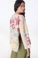 Sweater Fancy Jacquard Estampa Flores