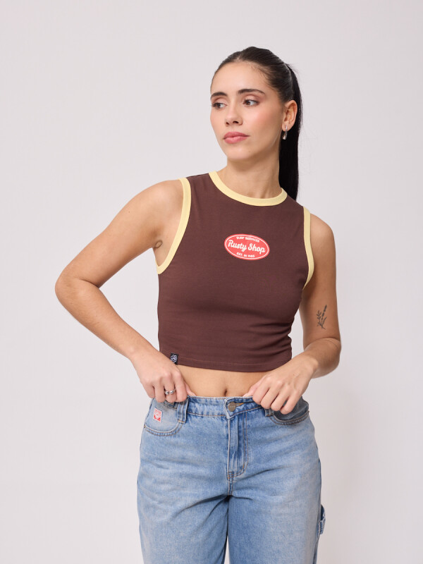 MUSCULOSA BELIN RUSTY Chocolate
