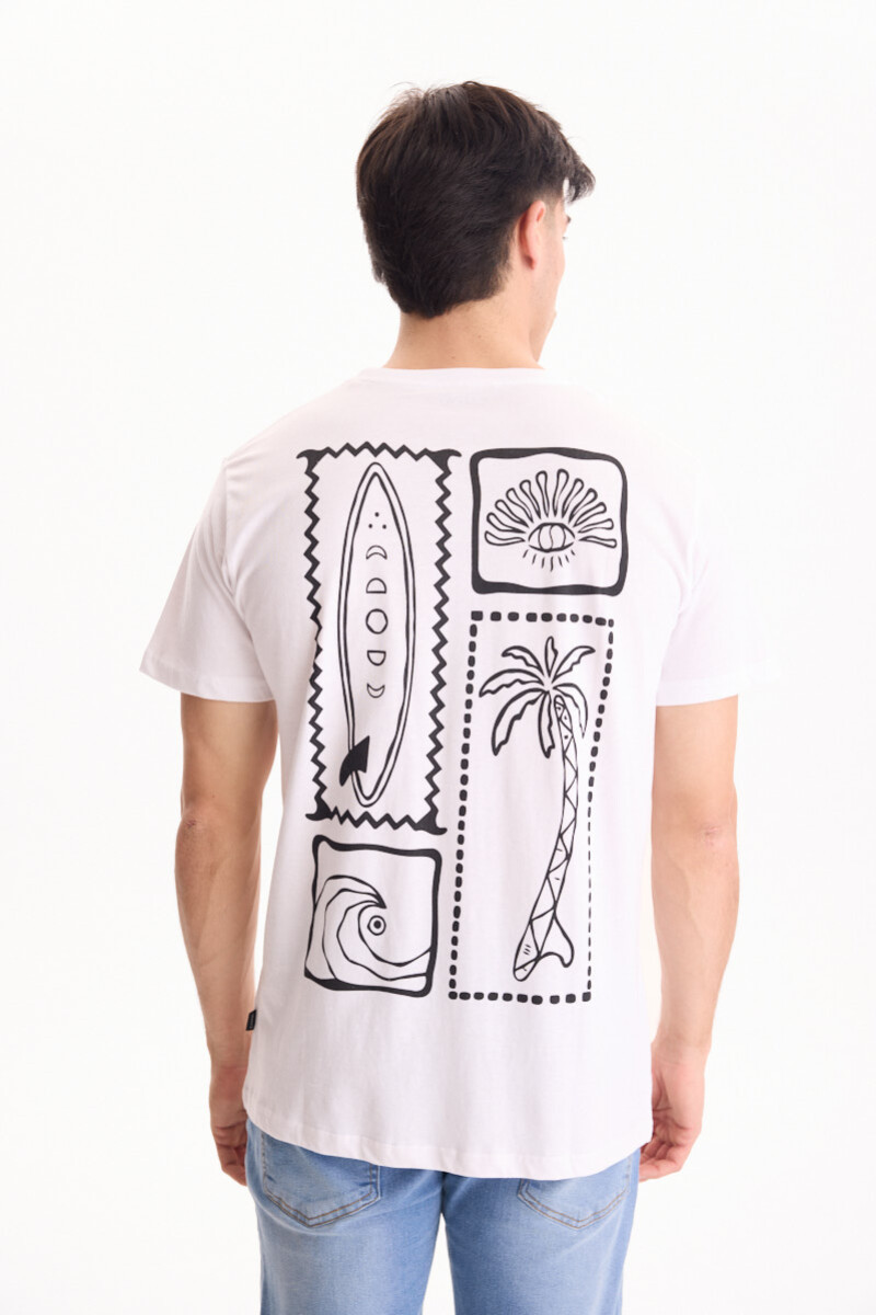 Remera Surf Blanco