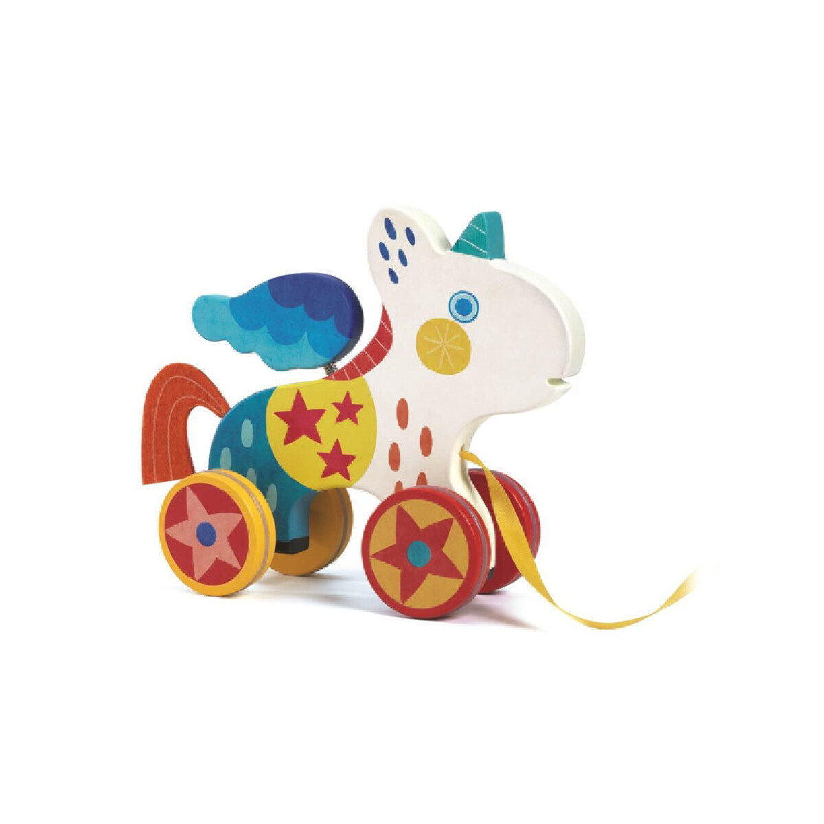 Juguete de arrastre unicornio 