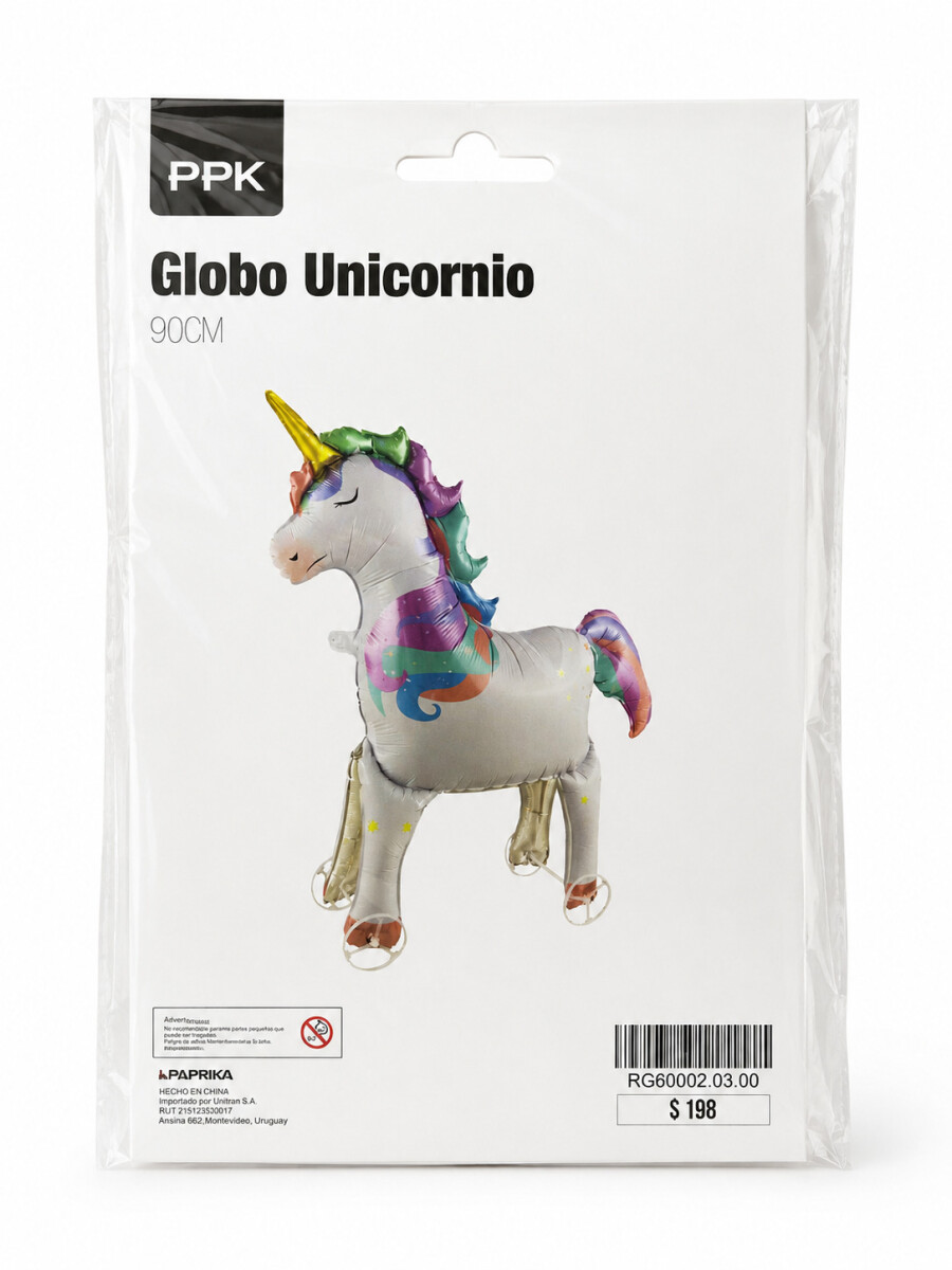 GLOBO UNICORNIO - MULTICOLOR 
