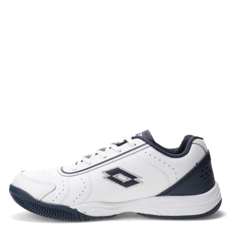 Championes de Hombre Lotto Tennis d/cuero Mns Blanco - Azul Marino