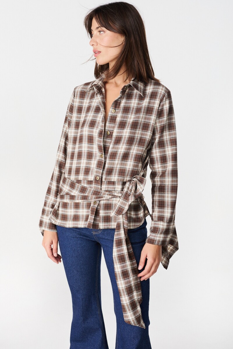Camisa Loose Cuadrille