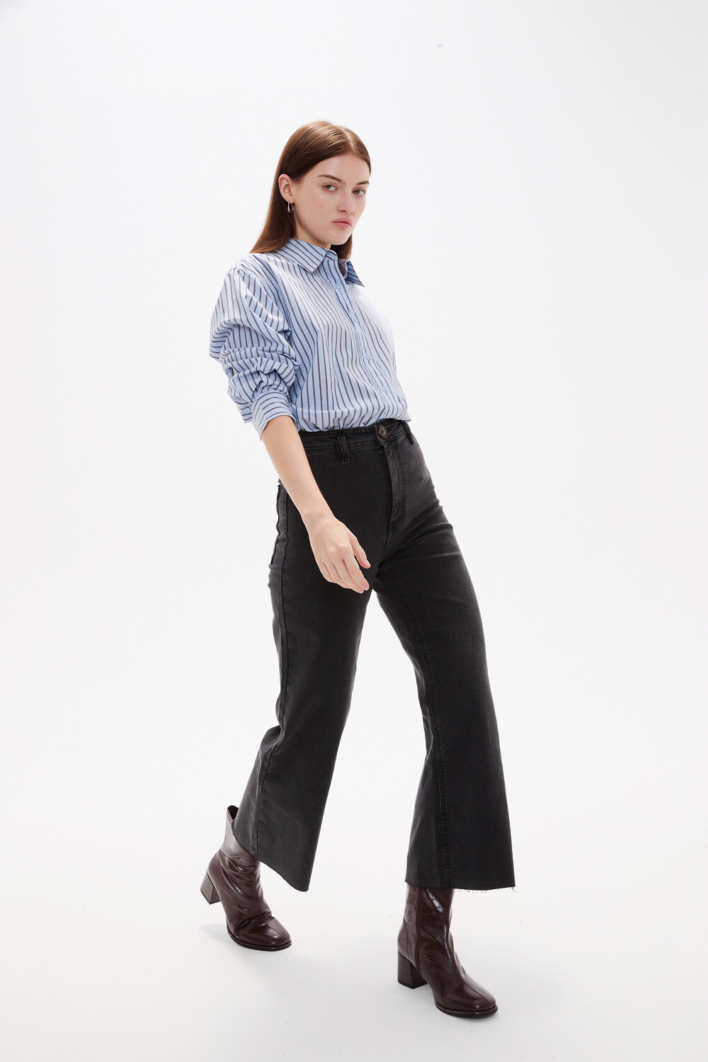 Pantalon Madelin Gris Medio