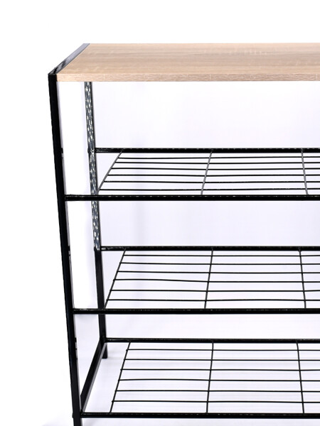 MESA CON ZAPATERA 3 NIVELES MADERA