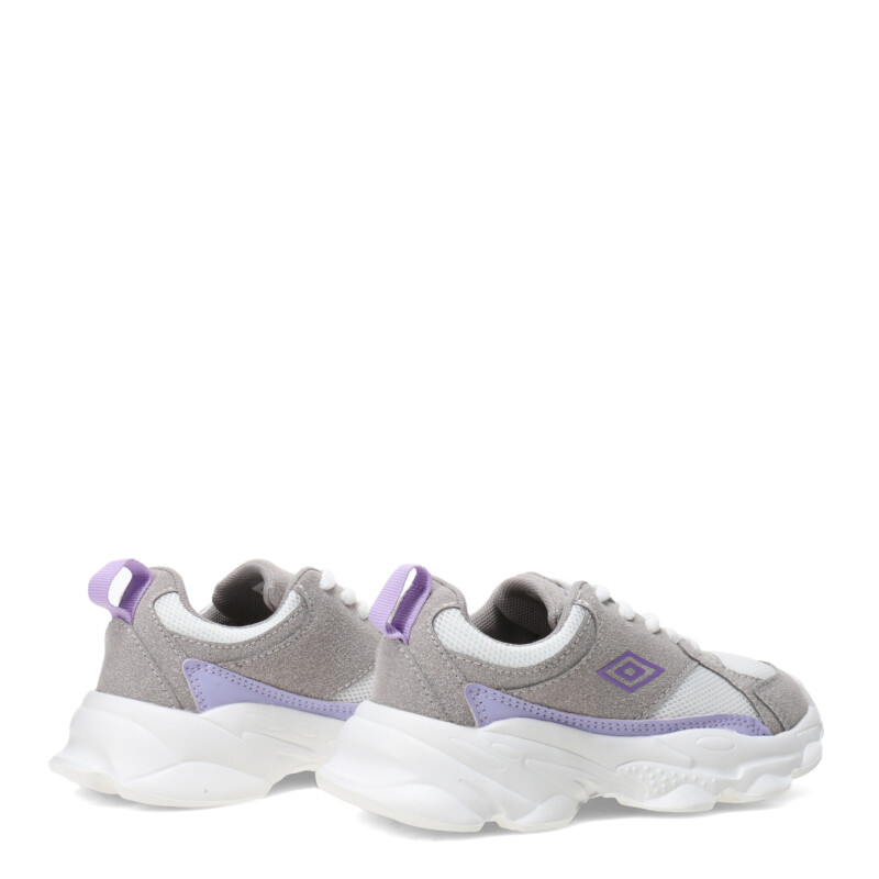 Championes de Niña Umbro Flit Gris - Violeta