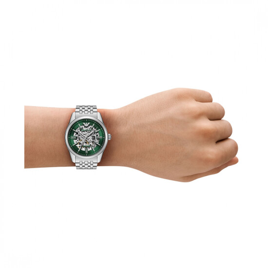 Reloj EMPORIO ARMANI AUTOMATICO Acero Plateado Esfera 43mm 0