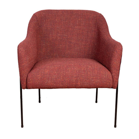 BUTACA TELA-Y-METAL NARANJA BERNA TERRACOT