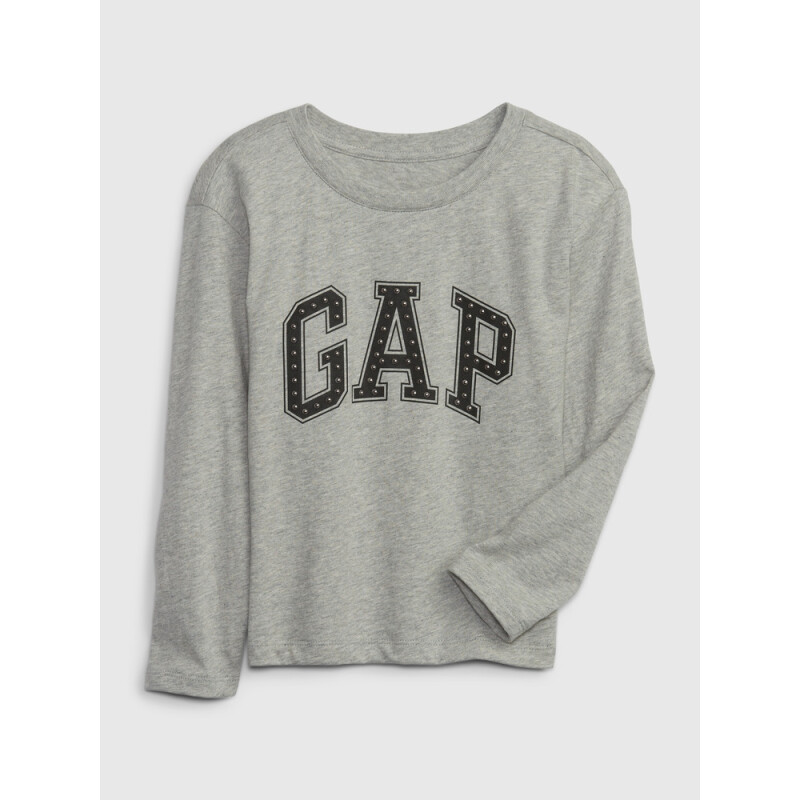 FRCH LS FLIPPY LOGO TEES GREY HEATHER