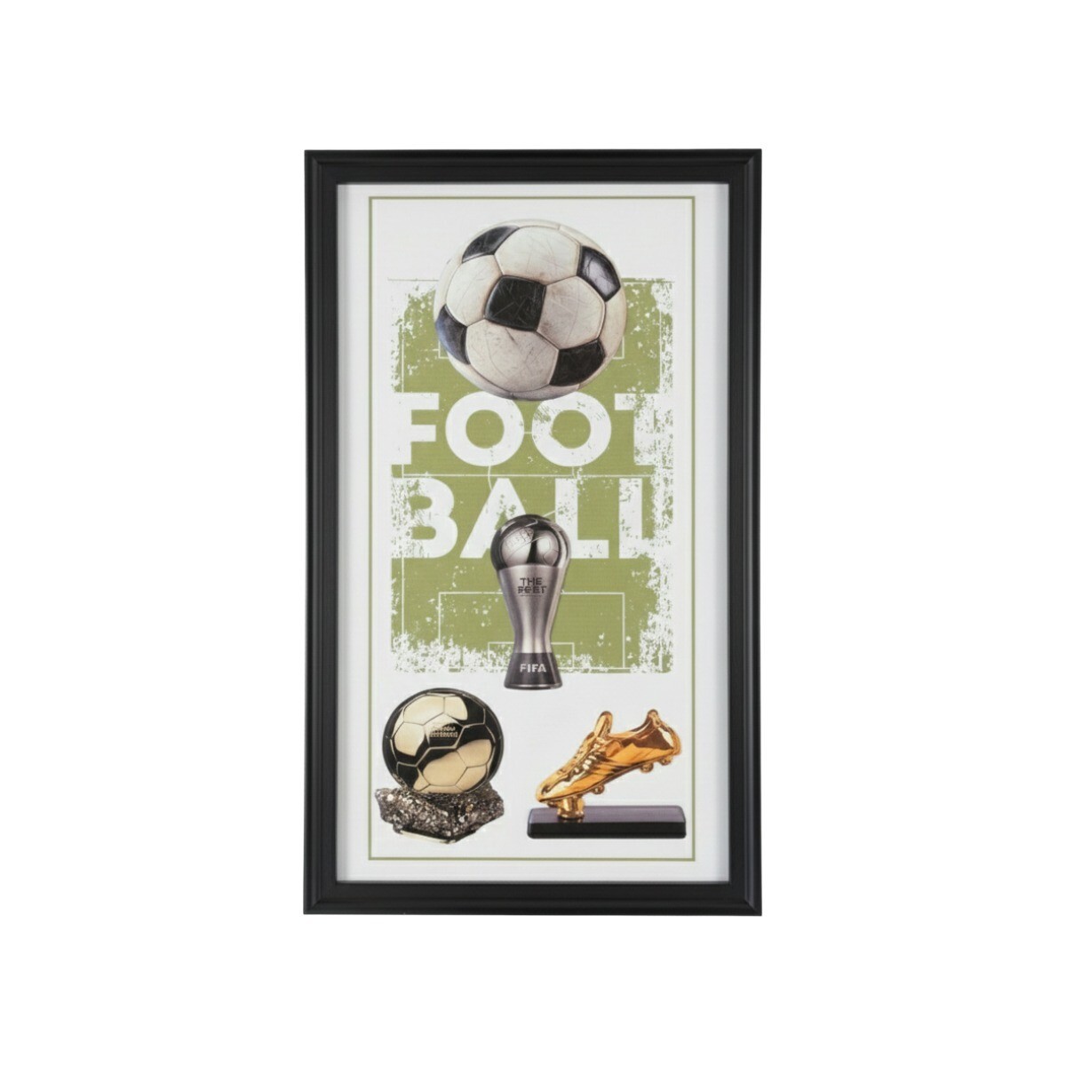 CUADRO RECT DIS FUTBOL 59X39CM 